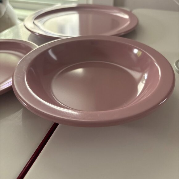 Vintage Dallas Ware Melmac Bowls: Dusty Rose Pink, Set of 4 - Picture 7 of 7